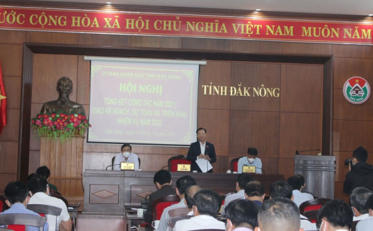 Đắk Nông đặt chỉ tiêu tăng trưởng GRDP đạt trên 7,5% trong năm 2022