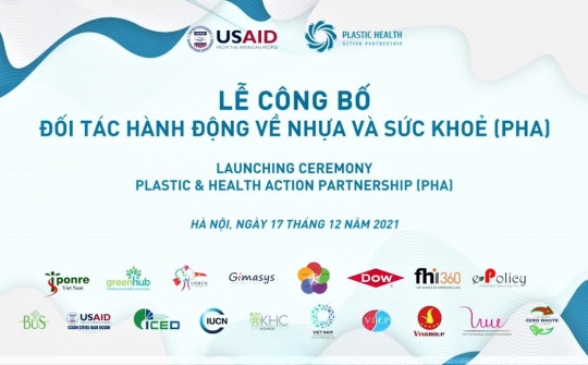 Công bố “Đối tác hành động về Nhựa & Sức khỏe”