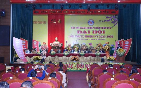 Thanh Hóa: Đại hội Hiệp hội doanh nghiệp huyện Triệu Sơn lần thứ II, nhiệm kỳ 2021-2026