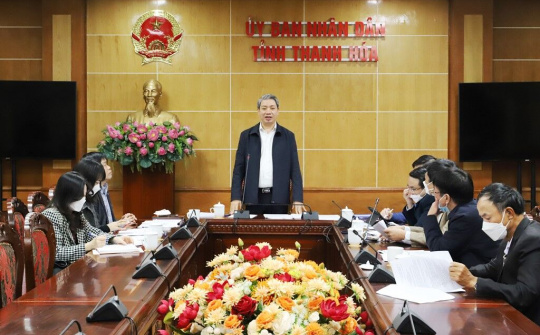 Hội nghị dự thảo Điều lệ Quỹ phát triển KH&CN tỉnh Thanh Hoá