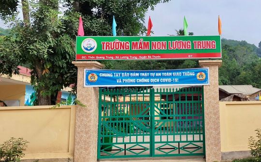Bá Thước: Trường Mầm non Lương Trung vượt khó vươn lên từ mảnh đất nghèo