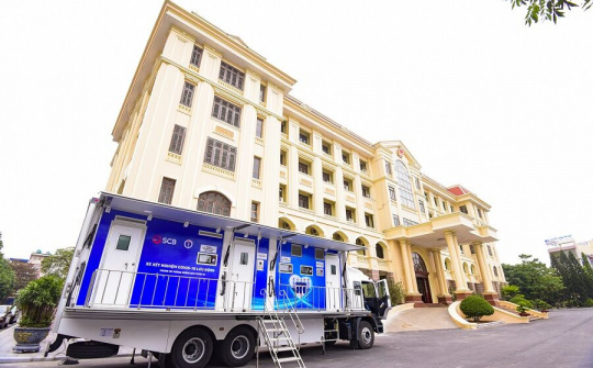SCB tặng 3 xe xét nghiệm Covid-19 trị giá 45 tỷ đồng cho Hà Nội, Nam Định và Thừa Thiên Huế