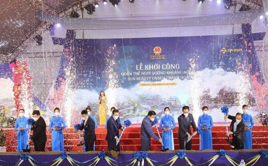 Khởi công xây dựng quần thể nghỉ dưỡng khoáng nóng Sun Beauty Onsen Thanh Hóa