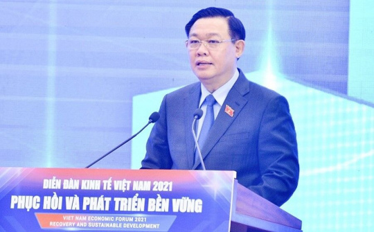 Chủ tịch Quốc hội Vương Đình Huệ: Không phát triển kinh tế bằng mọi giá, mà phải bền vững