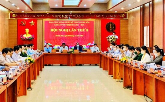 Khánh Hòa: Tổ chức Hội nghị lần thứ 8 về thực hiện nhiệm vụ phát triển kinh tế - xã hội