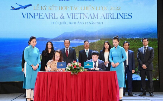 Vietnam Airlines và Vinpearl ký kết hợp tác phát triển sản phẩm hàng không - du lịch an toàn