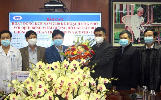 Phú Thọ: Lãnh đạo thăm, chúc tết Bệnh viện đa khoa Tỉnh