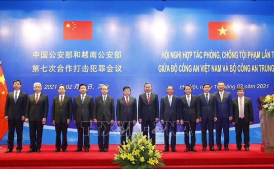 Bộ Công an Việt Nam và Bộ Công an Trung Quốc hợp tác phòng, chống tội phạm