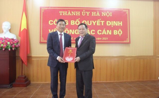 Tân Giám đốc Sở Kế hoạch và Đầu tư Hà Nội