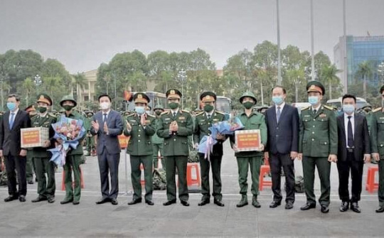 Thanh Hóa: Hoàn thành bàn giao nghĩa vụ quân sự năm 2021