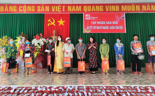 Sao Mai Group mang "Xuân yêu thương" đến với người nghèo ở nhiều tỉnh, thành ...