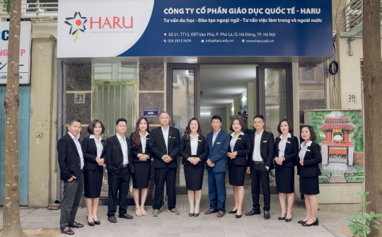 Công ty Cổ phần Giáo dục quốc tế - Haru với triết lý “tử tế - tận tâm - có giá trị”