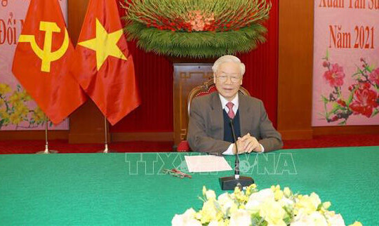 Tổng Bí thư, Chủ tịch nước điện đàm với Tổng Bí thư, Chủ tịch Trung Quốc