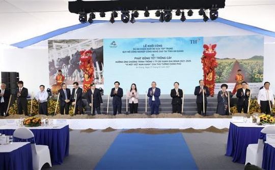 Tập đoàn TH khởi công Dự án chăn nuôi bò sữa lớn nhất Đồng bằng sông Cửu Long