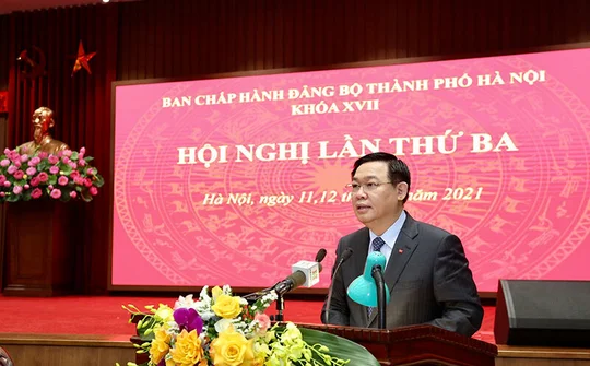 Thành ủy Hà Nội thông qua 10 Chương trình công tác lớn