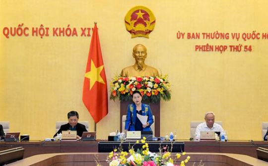 Khai mạc phiên họp thứ 54 của Ủy ban Thường vụ Quốc hội