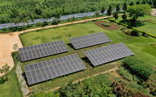 Năng lượng mặt trời được triển khai trên toàn bộ hệ thống các trang trại của Vinamilk