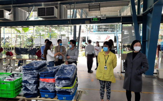 Tăng cường kiểm soát nguy cơ lây nhiễm dịch Covid 19 tại cơ sở sản xuất, kinh doanh và các khu công nghiệp