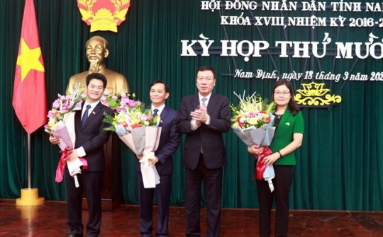 Nam Định kiện toàn các chức danh chủ chốt HĐND, UBND tỉnh