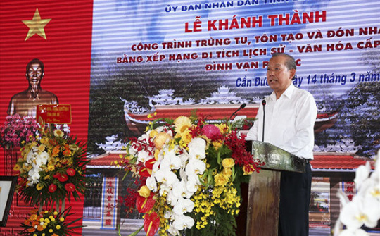 Long An: Giữ gìn và phát huy các giá trị lịch sử văn hóa