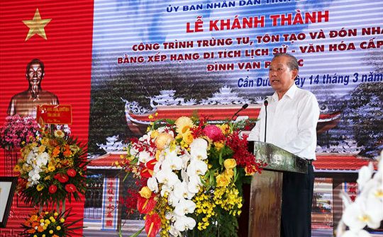 Long An: Giữ gìn và phát huy các giá trị lịch sử văn hóa