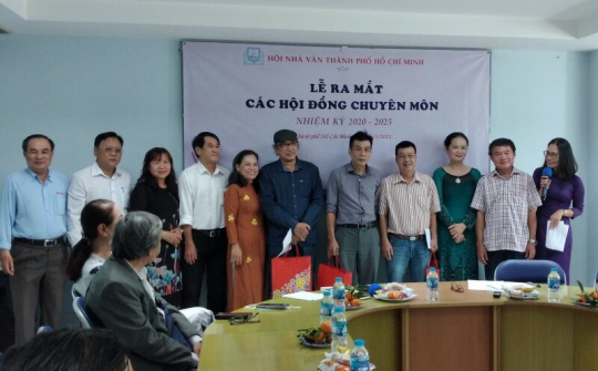 Hội Nhà văn TP Hồ Chí Minh ra mắt các Hội đồng chuyên môn