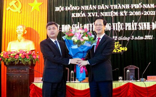 Nam Định có tân Chủ tịch UBND thành phố