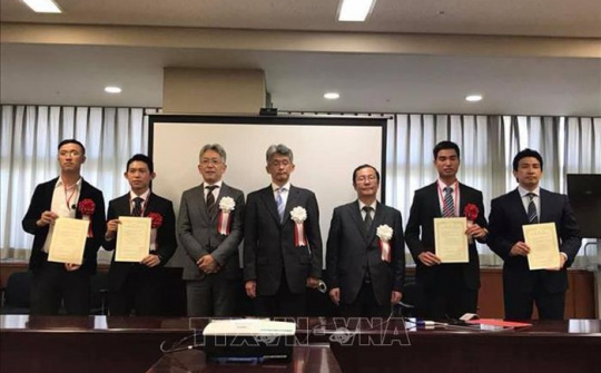 Nhật Bản tuyên dương 4 lao động Việt Nam có thành tích xuất sắc