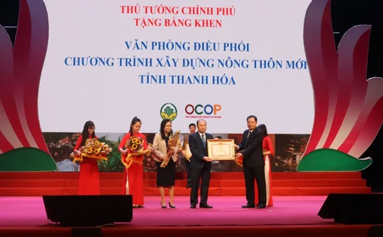 Văn phòng điều phối nông thôn mới tỉnh Thanh Hóa vinh dự được nhận Bằng khen của Thủ tướng Chính phủ
