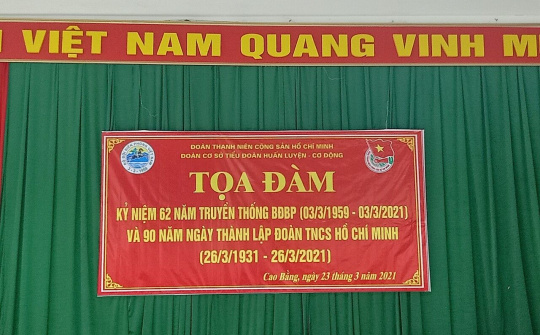 Tuổi trẻ Cao Bằng triển khai nhiều hoạt động hưởng ứng tháng thanh niên
