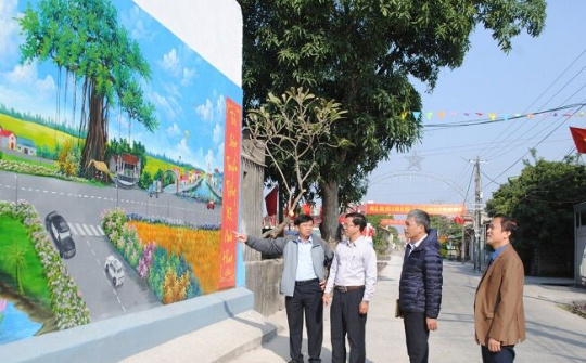 Huyện Ý Yên (Nam Định) làm đẹp các tuyến đường giao thông nông thôn