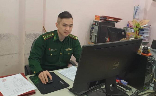 Đại úy Nguyễn Việt Giang: Gương sáng thanh niên Bộ đội Biên phòng học và làm theo lời Bác