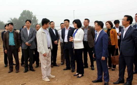 Hà Nội giám sát các dự án sử dụng đất chậm triển khai trên địa bàn huyện Mê Linh