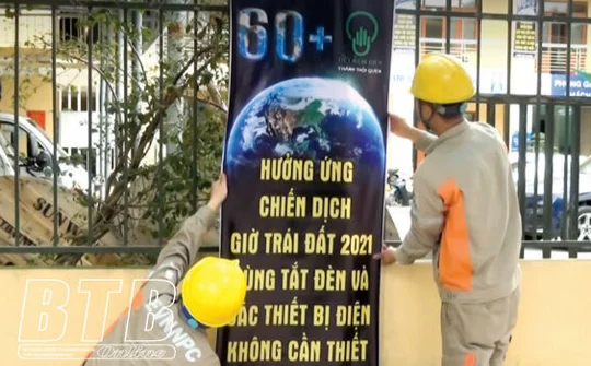 Thái Bình triển khai nhiều hoạt động hưởng ứng Giờ Trái đất năm 2021