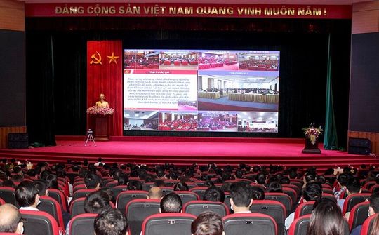 Toàn quốc khai mạc Hội nghị trực tuyến nghiên cứu, học tập Nghị quyết Đại hội XIII của Đảng
