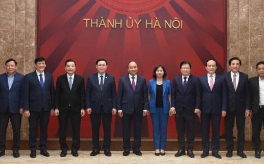 Thủ tướng Nguyễn Xuân Phúc: Môi trường sống Hà Nội cần hướng đến các tiêu chuẩn OECD