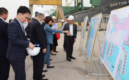 Thanh Hóa: Phó Chủ tịch UBND tỉnh Nguyễn Văn Thi và đoàn công tác của Đại sứ quán Nhật Bản làm việc tại Khu Kinh tế Nghi Sơn