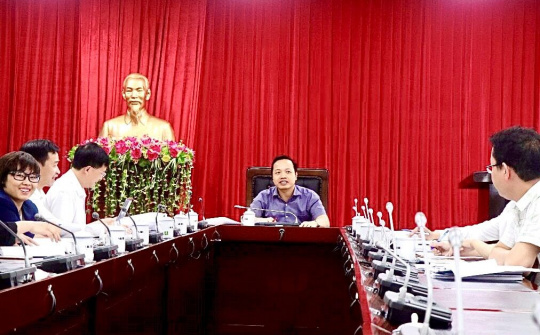 Lai Châu: Chủ tịch UBND tỉnh làm việc với Sở Nội vụ, Sở Kế hoạch và Đầu tư về các đề án giai đoạn 2021-2025