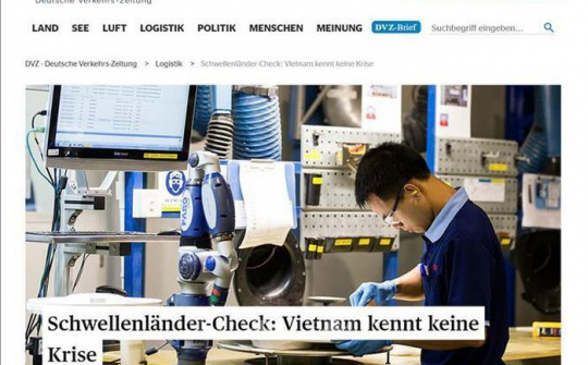 Báo Đức đánh giá cao triển vọng thị trường Việt Nam