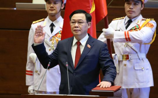 Đồng chí Vương Đình Huệ được bầu giữ chức vụ Chủ tịch Quốc hội