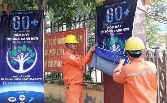 Hà Nội triển khai các hoạt động hưởng ứng Chiến dịch Giờ trái đất