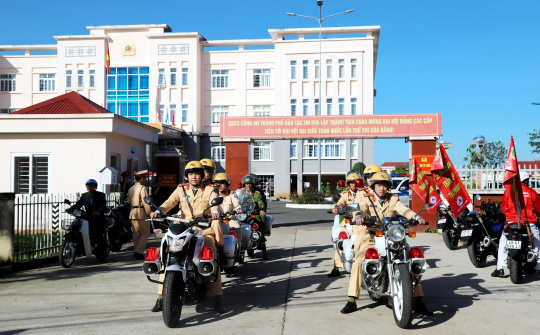 Cảnh sát giao thông TP. Bảo Lộc: Đạt nhiều thành tích trong đợt cao điểm