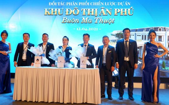 Thiên Tâm Land: Ký kết là nhà phân phối khu đô thị Ân Phú 