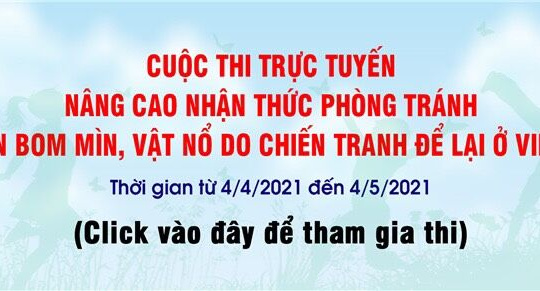 Nâng cao nhận thức phòng tránh tai nạn bom mìn, vật nổ do chiến tranh để lại ở Việt Nam