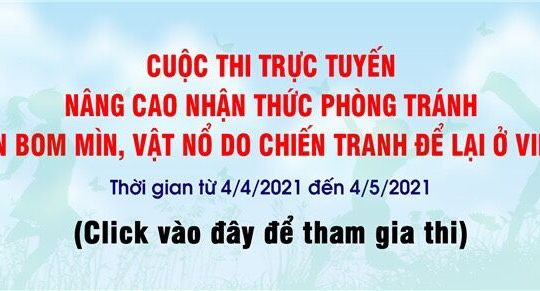 Nâng cao nhận thức phòng tránh tai nạn bom mìn, vật nổ do chiến tranh để lại ở Việt Nam