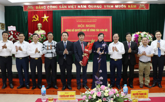 Tân Phó Giám đốc Sở Thông tin và Truyền thông tỉnh Thái Nguyên