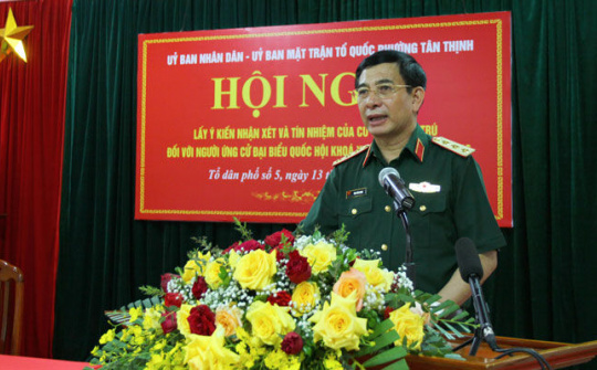 Thái Nguyên: 100% cử tri tín nhiệm giới thiệu đồng chí Phan Văn Giang ứng cử đại biểu Quốc hội