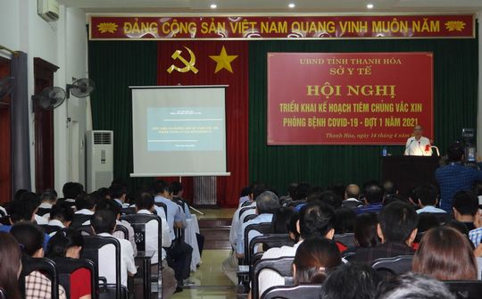 Thanh Hóa triển khai kế hoạch tiêm vắc xin Covid 19 đợt 1 năm 2021
