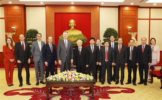 Tổng Bí thư Nguyễn Phú Trọng tiếp Đại sứ Hoa Kỳ