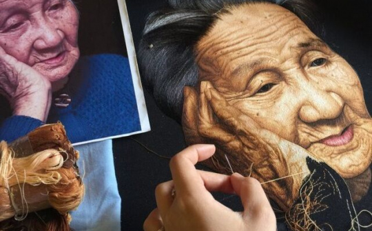 Tranh thêu "handmade" của Việt Nam trên trang tin nước ngoài